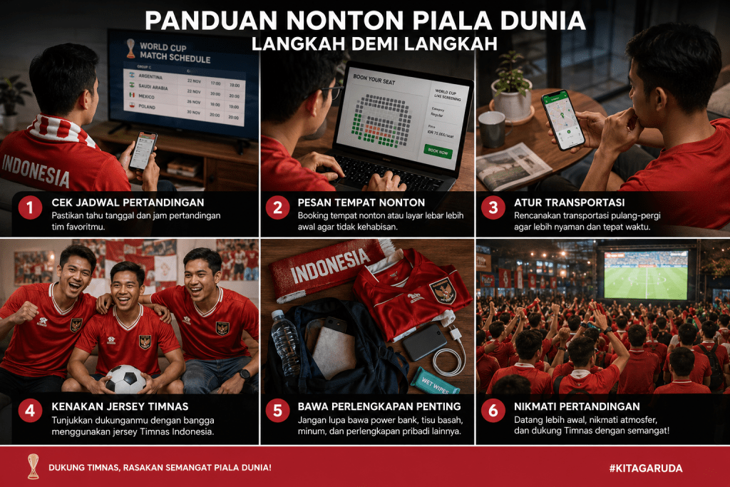 Nonton Piala Dunia 2026 di Mana? 7 Spot Nonton Bareng Paling Unik di Indonesia