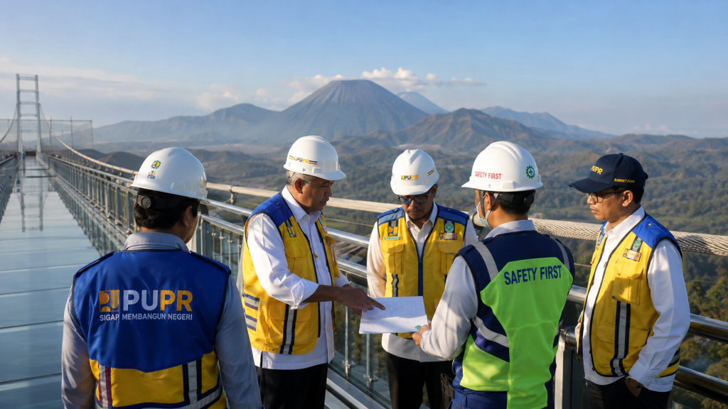 Jembatan Kaca Bromo 83 Meter Ternyata Bikin Lutut Gemetar, Begini Rasanya