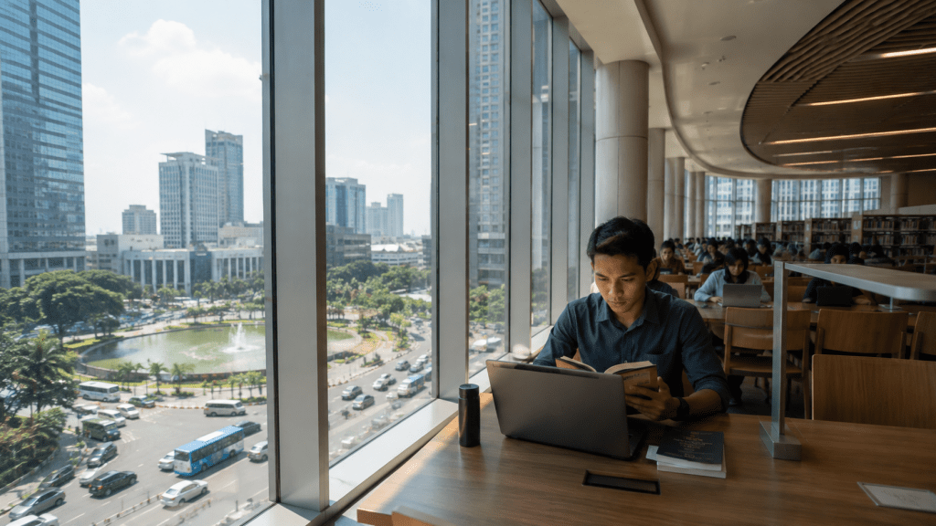 Cuaca Jakarta Cerah Terik, Ini Spot Urban Adem yang Wajib Dikunjungi